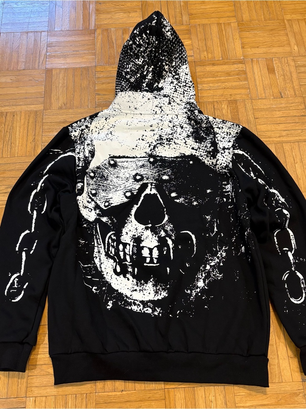 Megadeth Skull Grunge Graphic Hoodie
